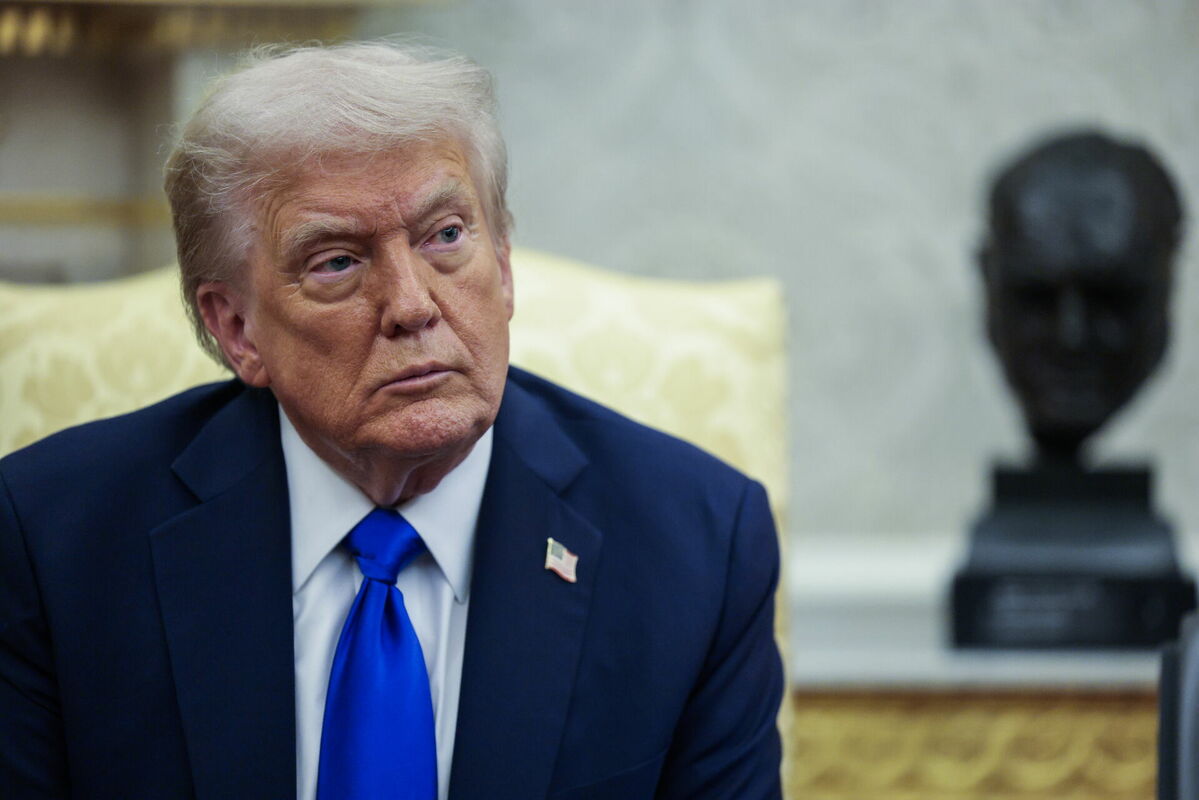 Donalds Tramps. Foto: EPA/SHAWN THEW / POOL Donalds Tramps. Foto: EPA/SHAWN THEW / POOL