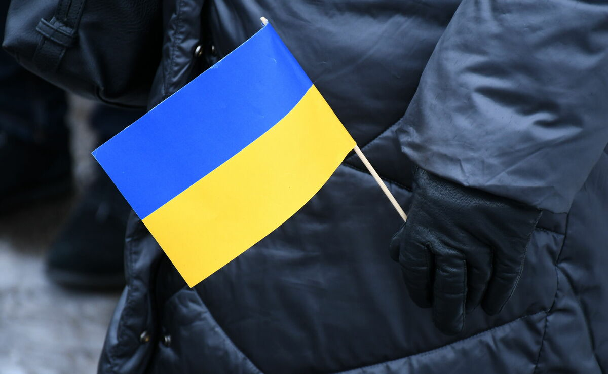 Ukrainas karogs. Foto: Ivars Soikāns/LETA Ukrainas karogs. Foto: Ivars Soikāns/LETA