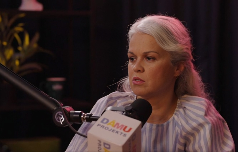 Ekrānuzņēmums no raidījuma "Dāmu projekts" Ekrānuzņēmums no raidījuma "Dāmu projekts"