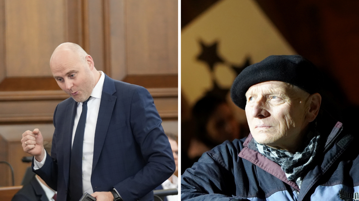 Andris Kulbergs un Dainis Īvāns. Foto: Evija Trifanova/LETA Andris Kulbergs un Dainis Īvāns. Foto: Evija Trifanova/LETA