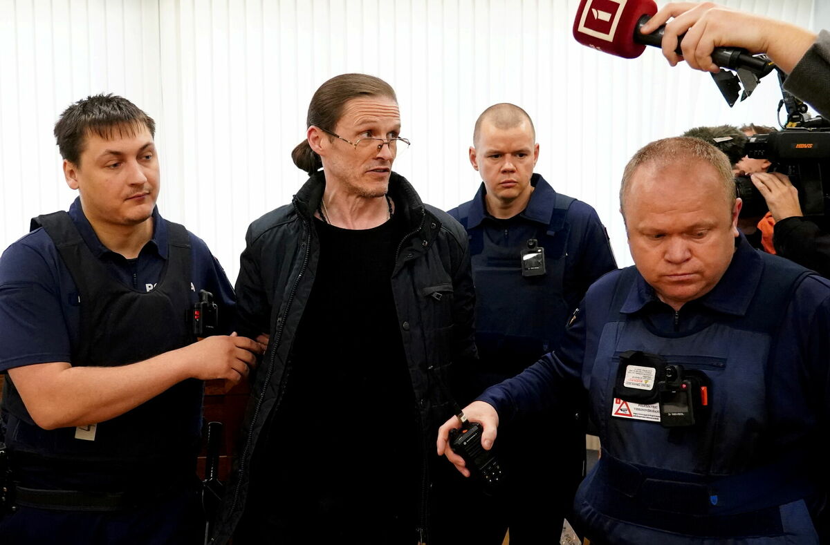 Mārtiņa Bunkus slepkava Viktors Krivošejs. Foto: Zane Bitere/LETA Mārtiņa Bunkus slepkava Viktors Krivošejs. Foto: Zane Bitere/LETA