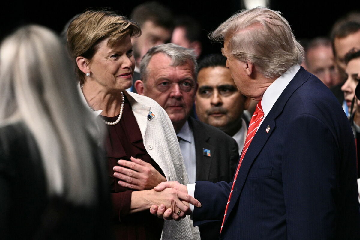 Baiba Braže un Donalds Tramps. Foto: BRENDAN SMIALOWSKI/REUTERS/Scanpix Baiba Braže un Donalds Tramps. Foto: BRENDAN SMIALOWSKI/REUTERS/Scanpix