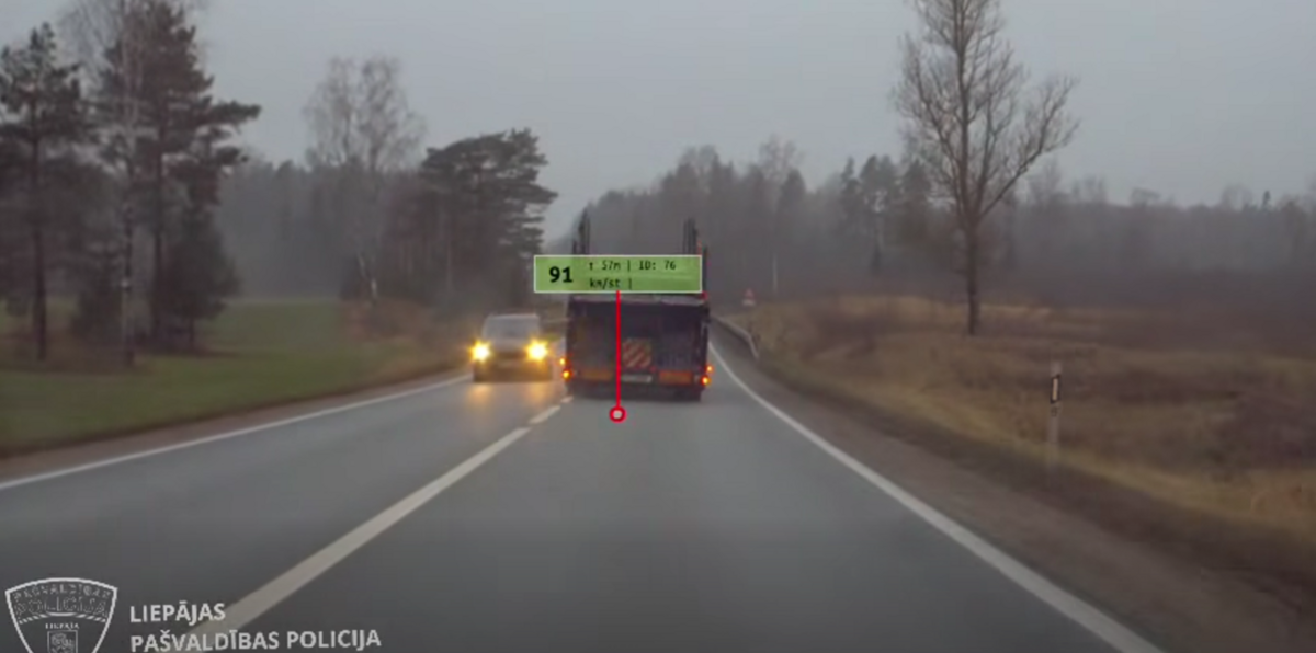 Foto: Ekrānuzņēmums/Liepājas pašvaldības policija/Facebook Foto: Ekrānuzņēmums/Liepājas pašvaldības policija/Facebook