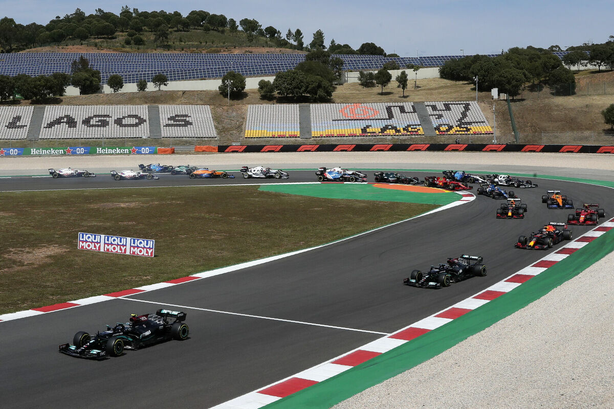 F1 posms Portugālē 2021. gadā. Foto: AP Photo/Manu Fernandez/Scanpix F1 posms Portugālē 2021. gadā. Foto: AP Photo/Manu Fernandez/Scanpix