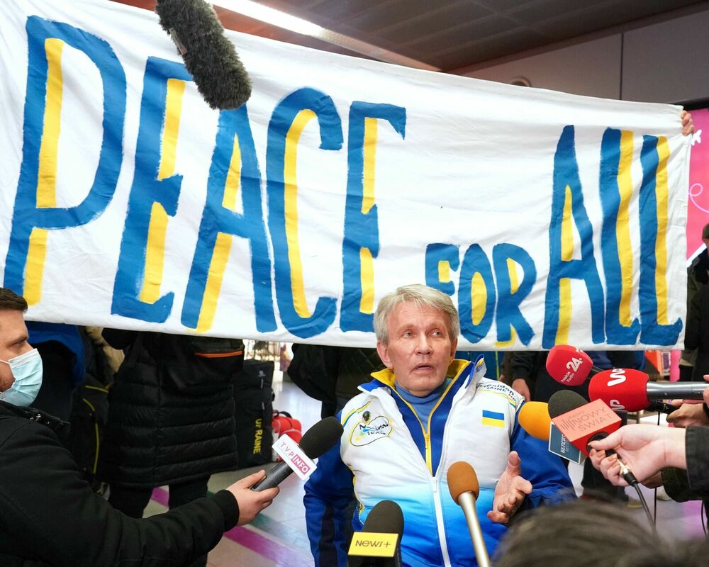 Ukrainas paraolimpiskās komitejas prezidents Valērijs Suškevičs. Foto: JANEK SKARZYNSKI / AFP / Scanpix Ukrainas paraolimpiskās komitejas prezidents Valērijs Suškevičs. Foto: JANEK SKARZYNSKI / AFP / Scanpix