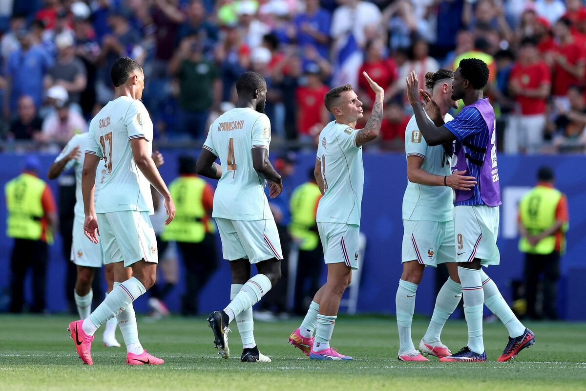 Francijas futbolisti. Foto: Kevin C. Cox/Getty Images/AFP/Scanpix Francijas futbolisti. Foto: Kevin C. Cox/Getty Images/AFP/Scanpix