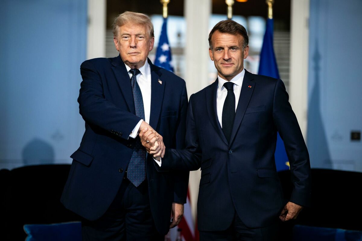 Donalds Tramps un Emanuels Makrons. Foto: White House/Daniel Torok/Scanpix Donalds Tramps un Emanuels Makrons. Foto: White House/Daniel Torok/Scanpix