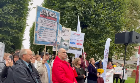 Foto: Ekrānuzņemums no facebook/ Latvijas Brīvo arodbiedrību savienība Foto: Ekrānuzņemums no facebook/ Latvijas Brīvo arodbiedrību savienība