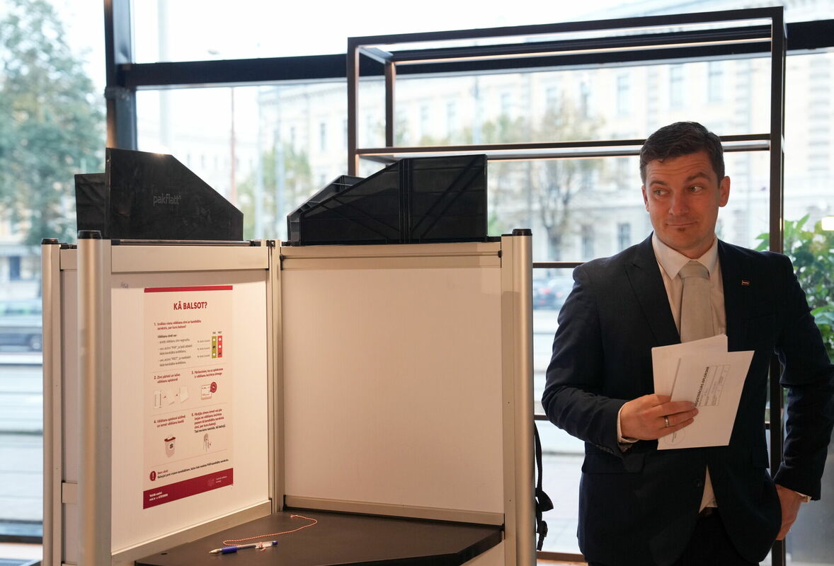 Centrālās vēlēšanu komisijas priekšsēdētājs Māris Zviedris. Foto: Kaspars Krafts/LETA Centrālās vēlēšanu komisijas priekšsēdētājs Māris Zviedris. Foto: Kaspars Krafts/LETA