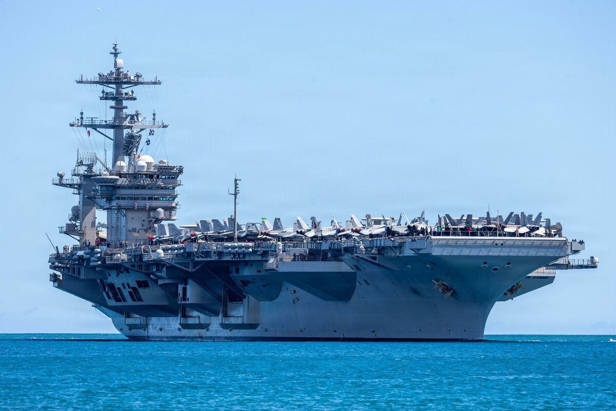 USS Theodore Roosevelt. Foto: © Alireza Boeini / Alamy / Scanpix USS Theodore Roosevelt. Foto: © Alireza Boeini / Alamy / Scanpix