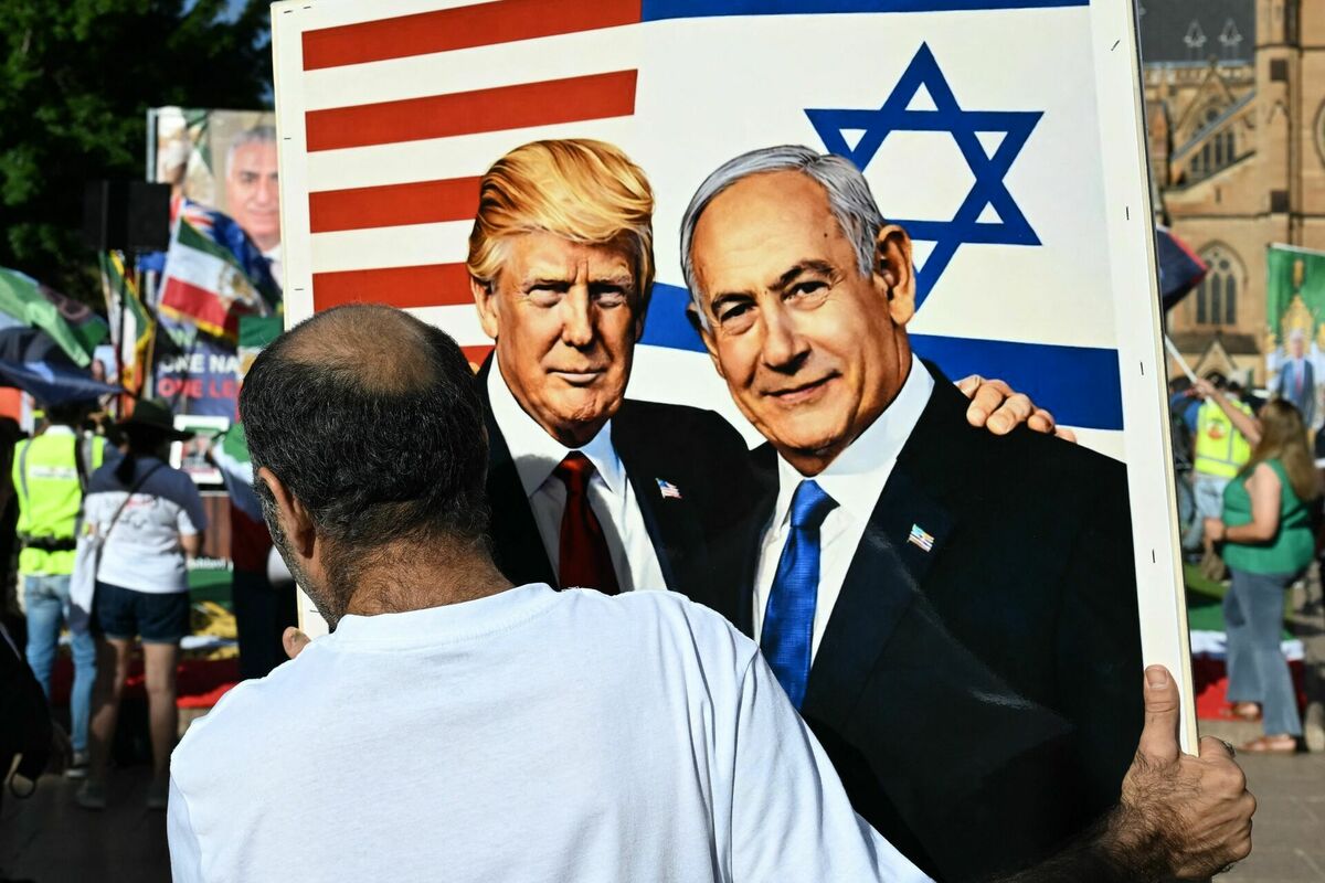 Donalds Tramps un Benjamins Netanjahu. Foto: Saeed KHAN / AFP / Scanpix Donalds Tramps un Benjamins Netanjahu. Foto: Saeed KHAN / AFP / Scanpix
