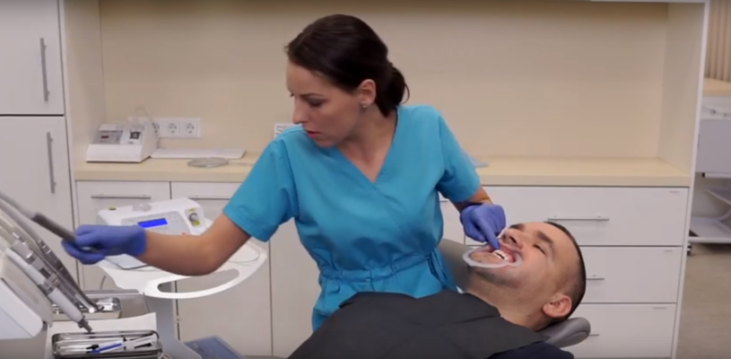 Youtube.com Dr. Apines zobārstniecības klīnika Zobu balināšanas procedūra
