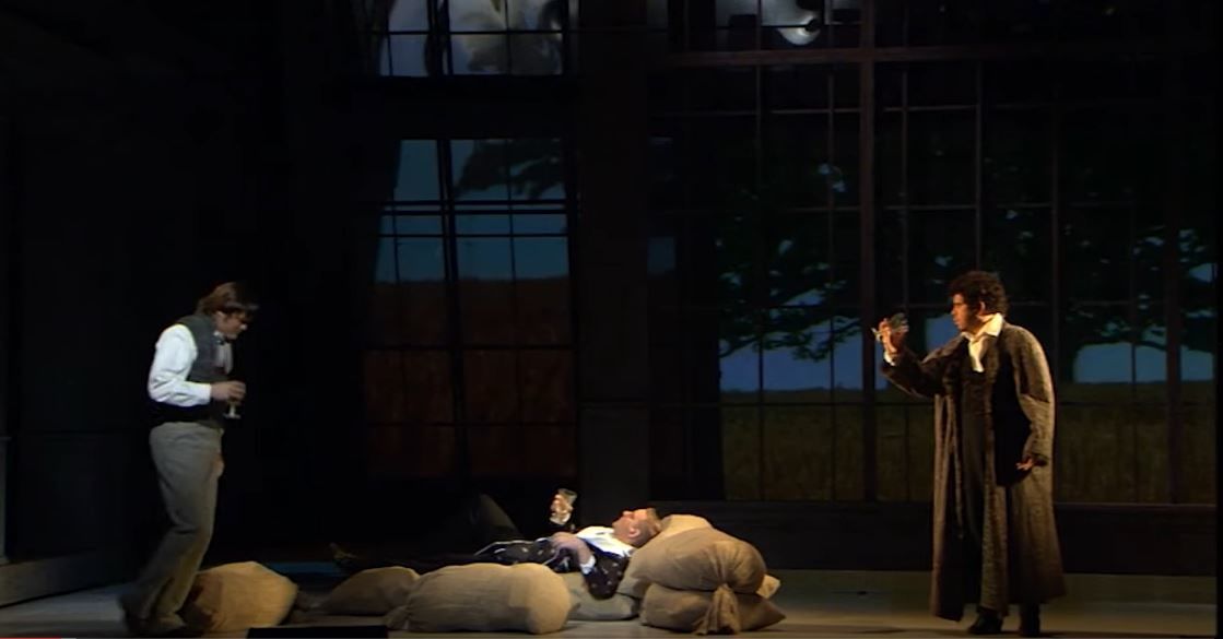 Ekrānuzņēmums no izrādes