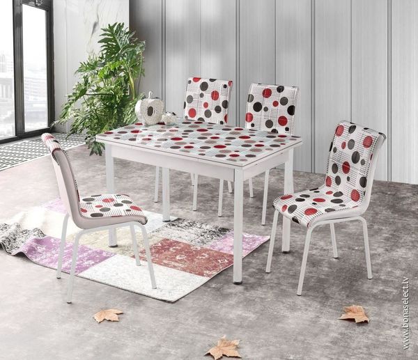 Bona Select virtuves galds un krēsli