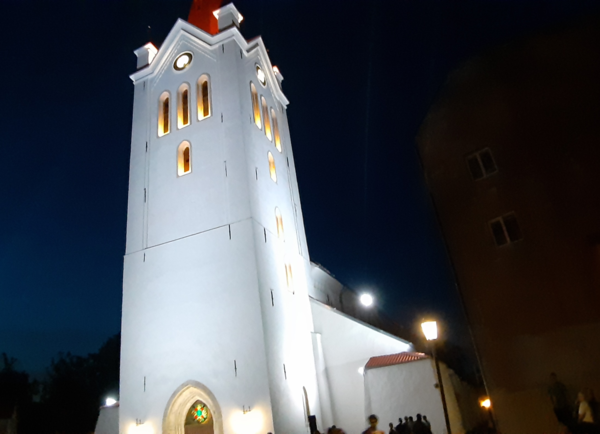Cēsu Svētā Jāņa baznīcas torņa izgaismošana, Foto:1188