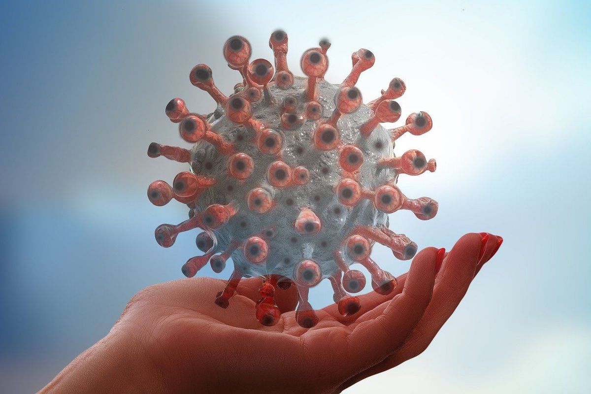 Vīruss, foto by geralt, pixabay.com