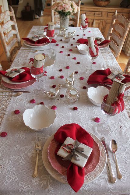 Svētku galds un dekori, foto - Pinterest