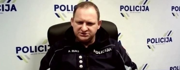 Armands Ruks, Valsts policijas priekšnieks, ekrānuzņēmums