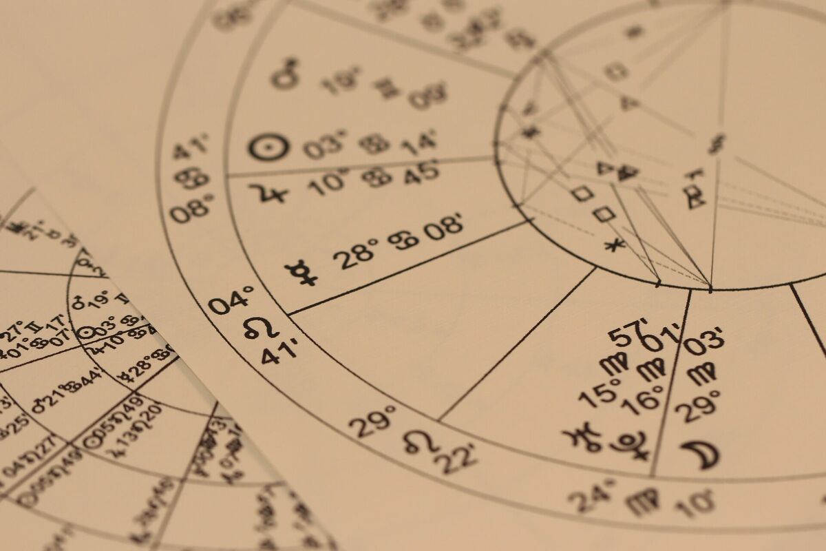 Astroloģiskā karte, foto - Pixabay