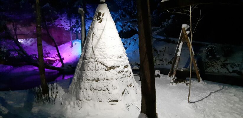izgaismota Cecīizgaismota Cecīļu dabas taka Ziemā, foto:1188ļu dabas taka Ziemā, foto:1188