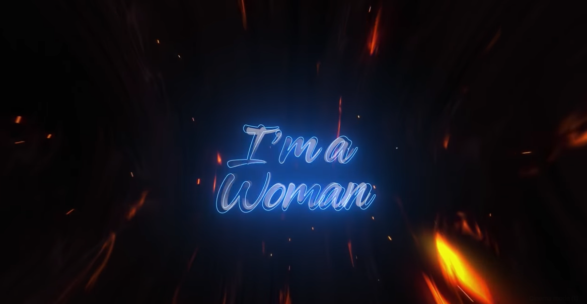 Samanta Tīna, I` The woman, ekrānšāviņš no dziesmas videoklipa