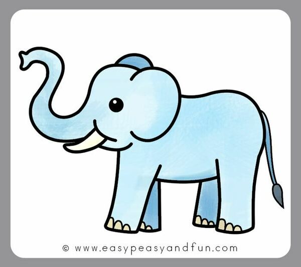 Kā uzzīmēt ziloni (Easy Peasy and Fun)