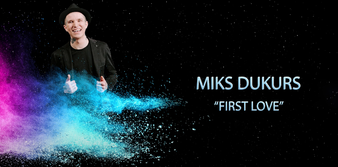 "First love", Miks Dukurs, ekrānšāviņš no dziesmas video Youtube
