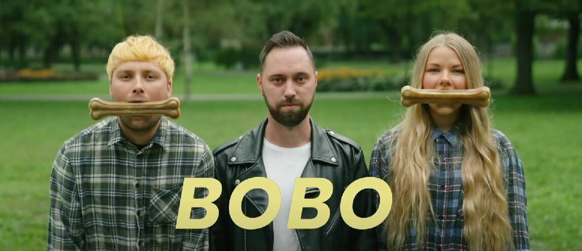 "BOBO", dziesmas ekrānšāviņš no Youtube.com