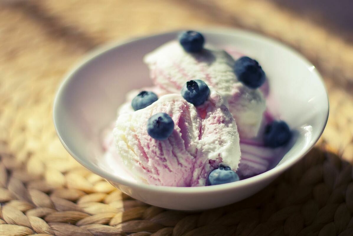Melleņu saldējums, attēls no Pixabay.com