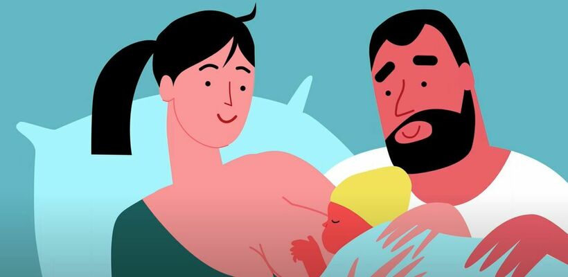 Kā rodas bērni? Ekrānuzņēmums