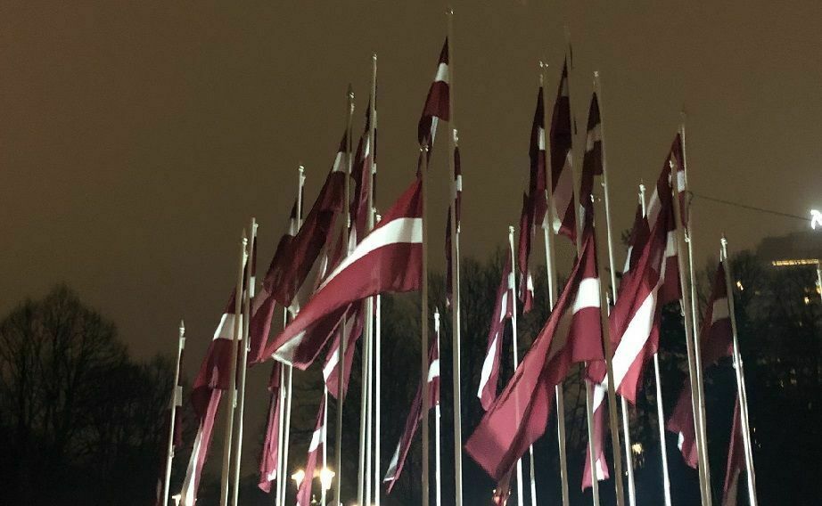 Latvijas karogs. Foto:1188.lv