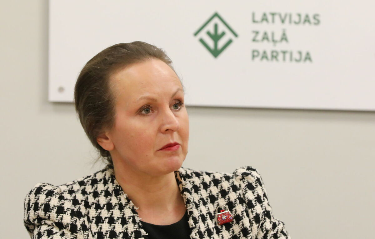 Veselības ministra amata kandidāte Līga Meņģelsone. Foto: Evija Trifanova/LETA