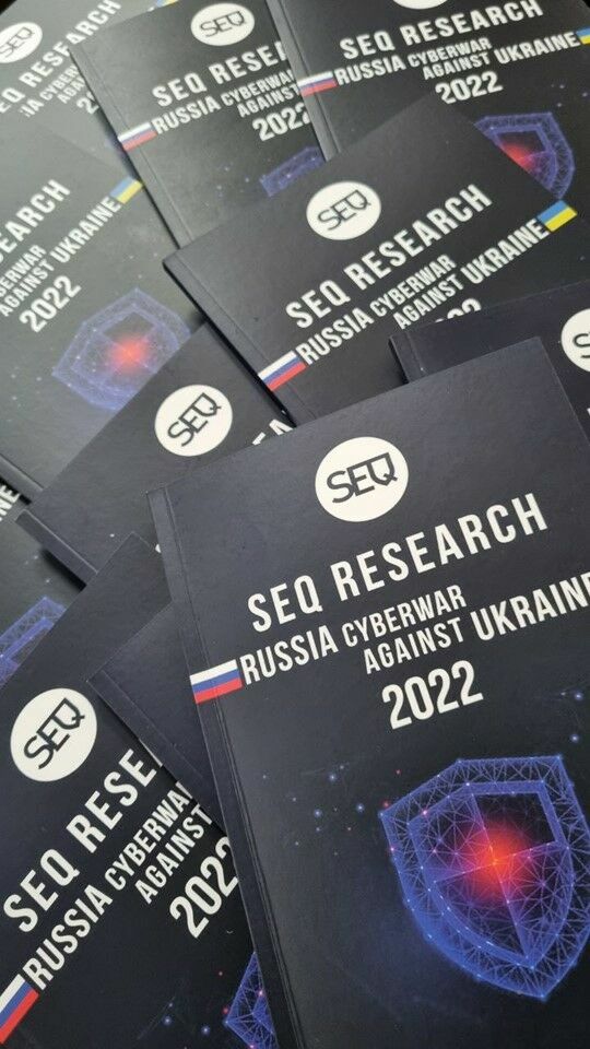 Grāmata “Krievijas kiberkarš pret Ukrainu”, foto: SEQ