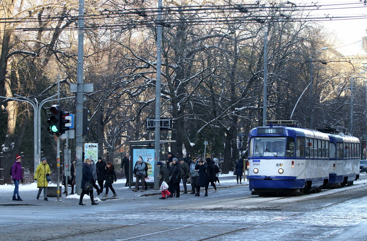 Sabiedriskais transpors, Foto: LETA © Maija Zara