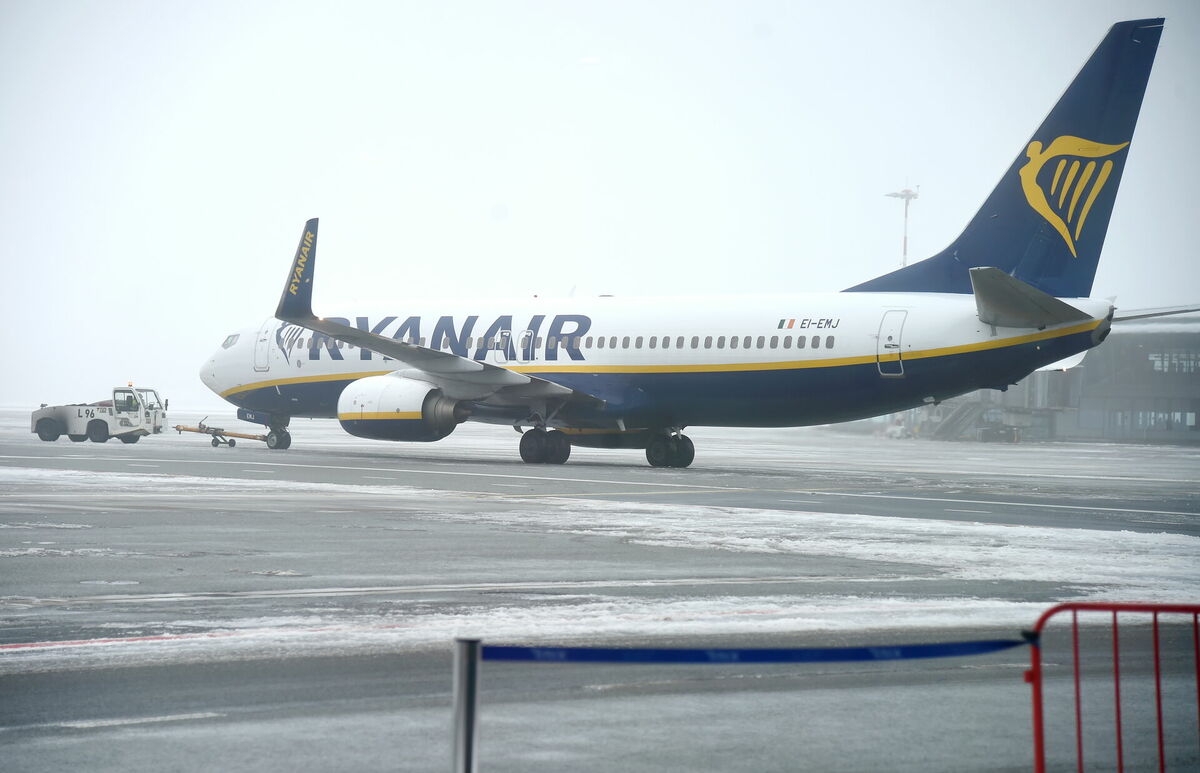 "Ryanair" lidmašīna. Foto: Zane Bitere/LETA