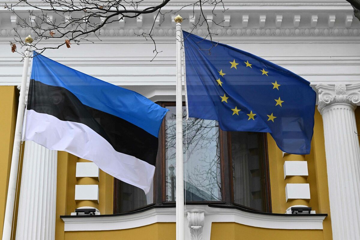 Igaunijas vēstniecība Maskavā. Foto: AFP/Scanpix