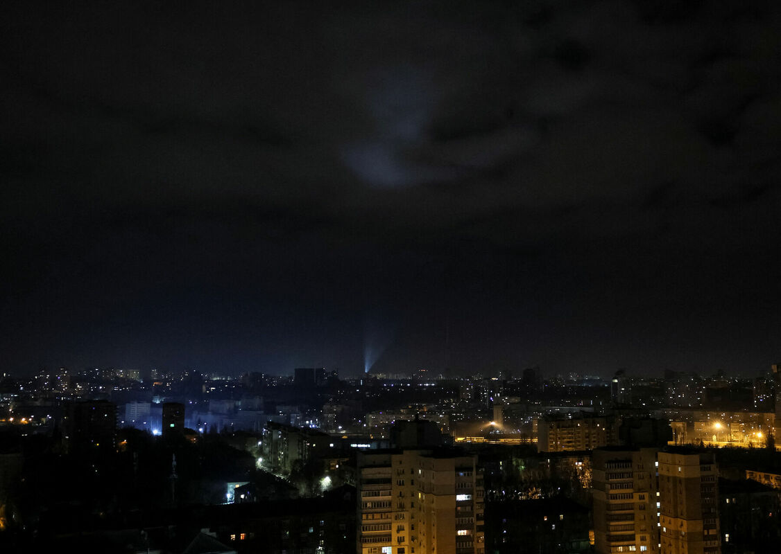 Kijiva naktī. Foto: REUTERS/Gleb Garanich/Scanpix