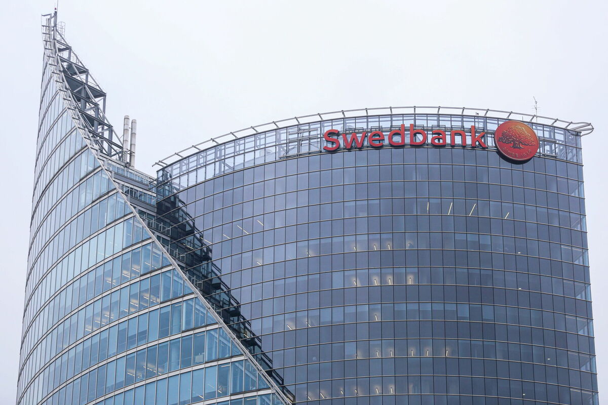 "Swedbank". Foto: Paula Čurkste/LETA