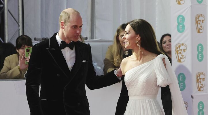 Princis Viljams un princese Keita Midltone. Foto: AP/Scanpix