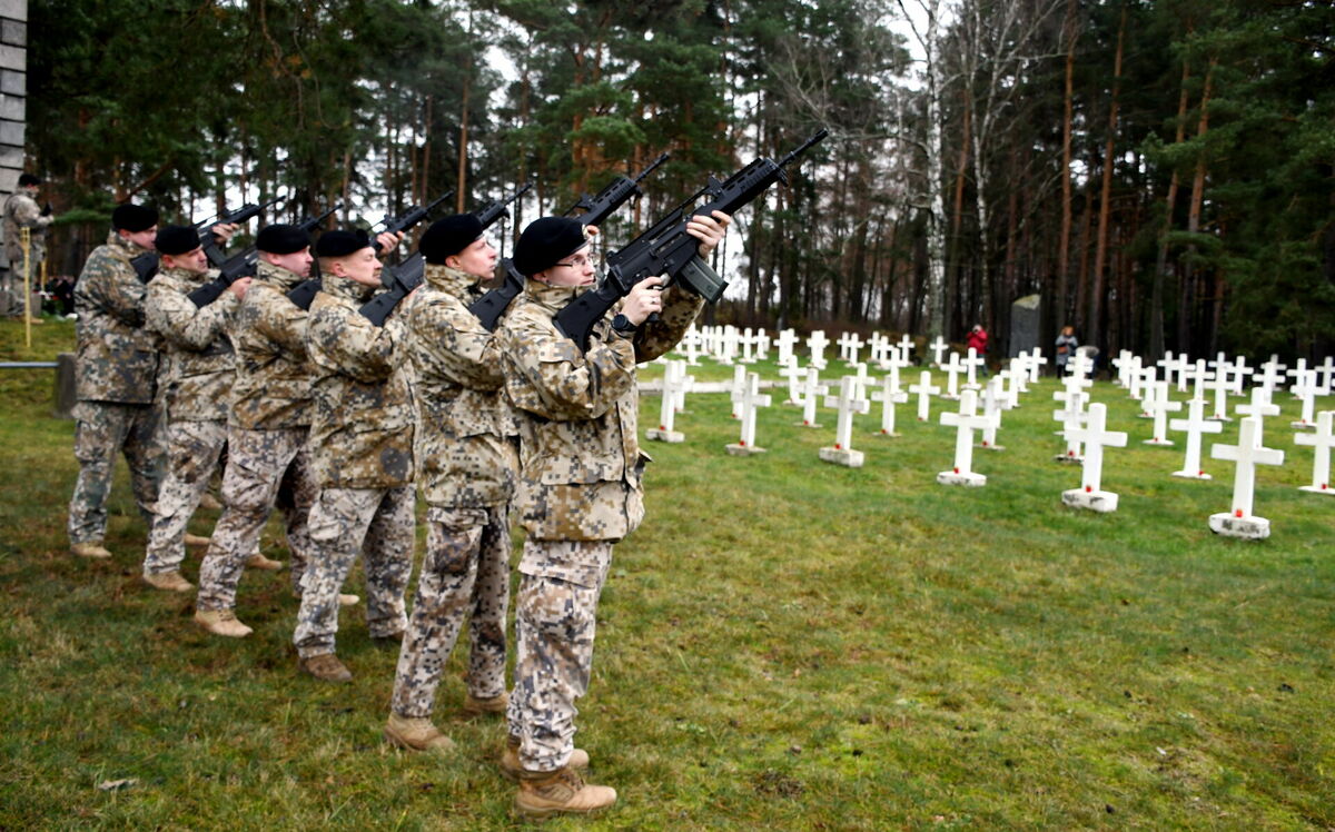 Latvijas karavīri. Foto: Ivars Soikāns/LETA