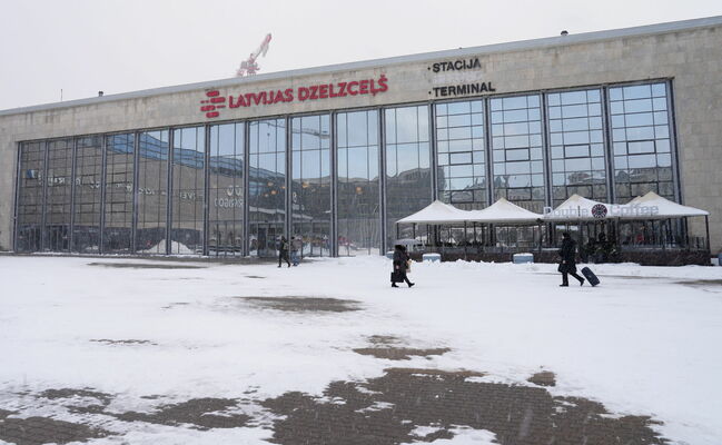 Rīgas Centrālās dzelzceļa stacijas ēka. Foto: Evija Trifanova/LETA