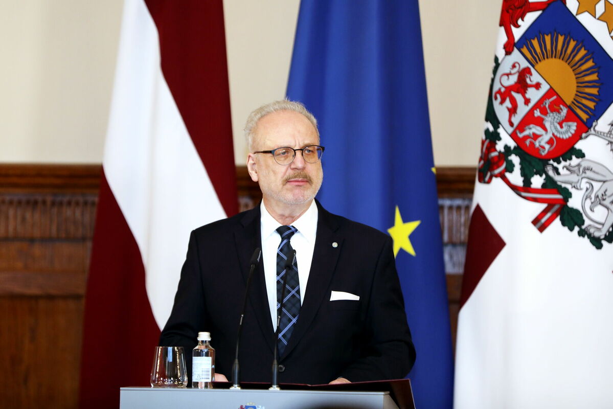Latvijas valsts prezidents Egils Levits. Foto: Lita Millere/LETA