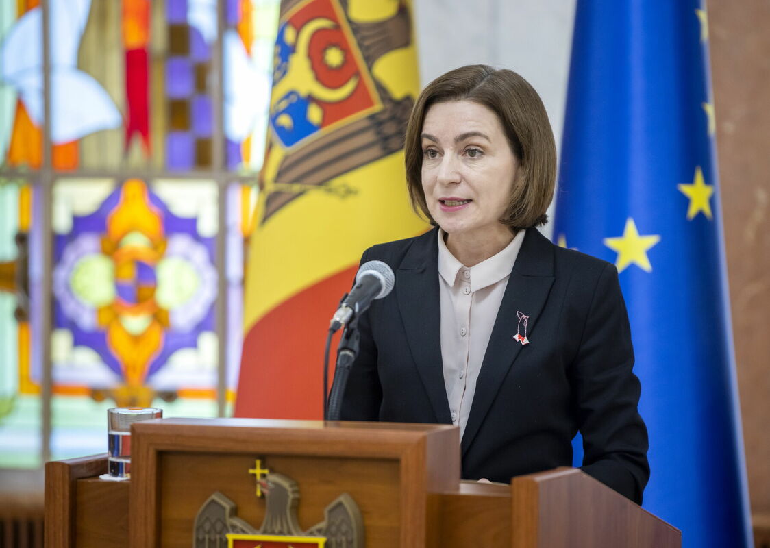 Moldovas prezidente Maija Sandu. Foto: EPA/Scanpix
