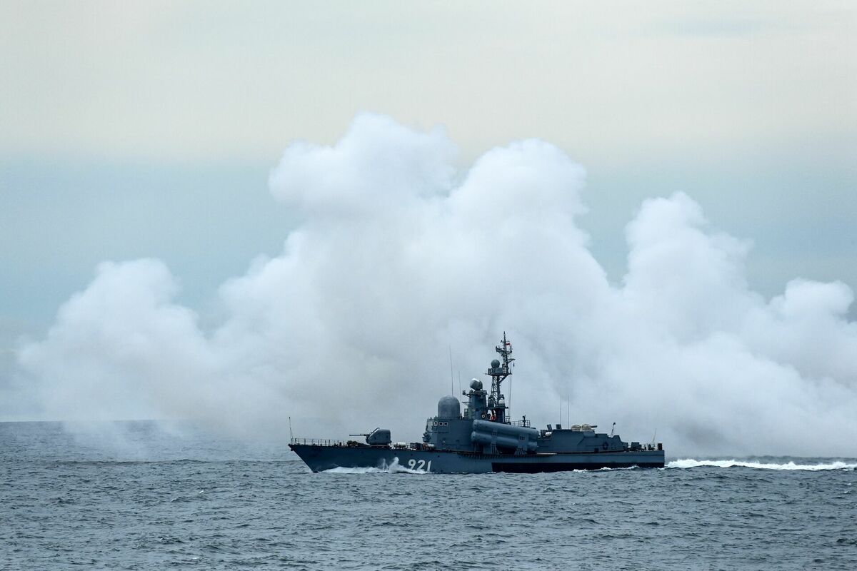 Krievijas karakuģis. Foto: AFP/Scanpix