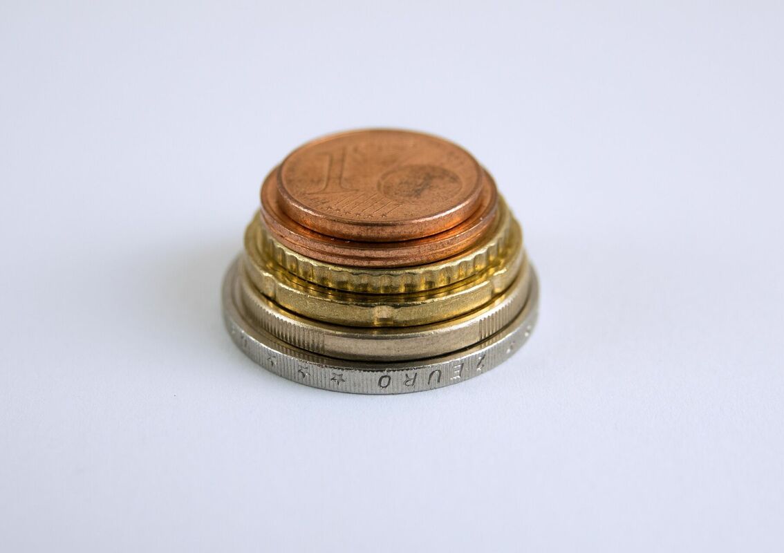 Eiro un centu monētas. Foto: "Pixabay"