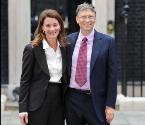 Bils Geits ar bijušo sievu Melindu. Foto: Alan Davidson/REX/Vida press