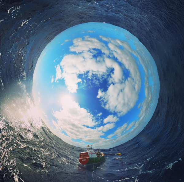 Aurims Valujavičs ceļojumā pāri Atlantijas okeānam. Foto: @aurimas.keliautojas/Instagram