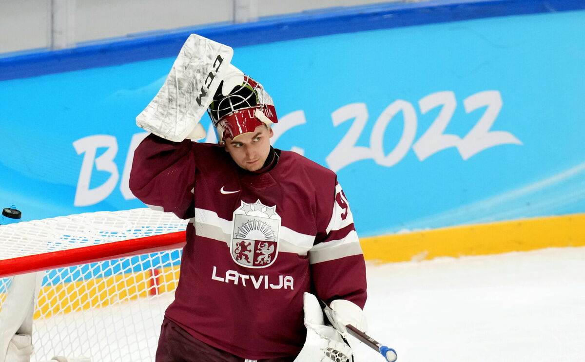 Jānis Kalniņš joprojām turpina dalību KHL. Foto: Edijs Pālens/LETA