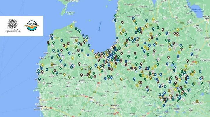 "Melno punktu karte" - cilvēki noslīkst visā Latvijā