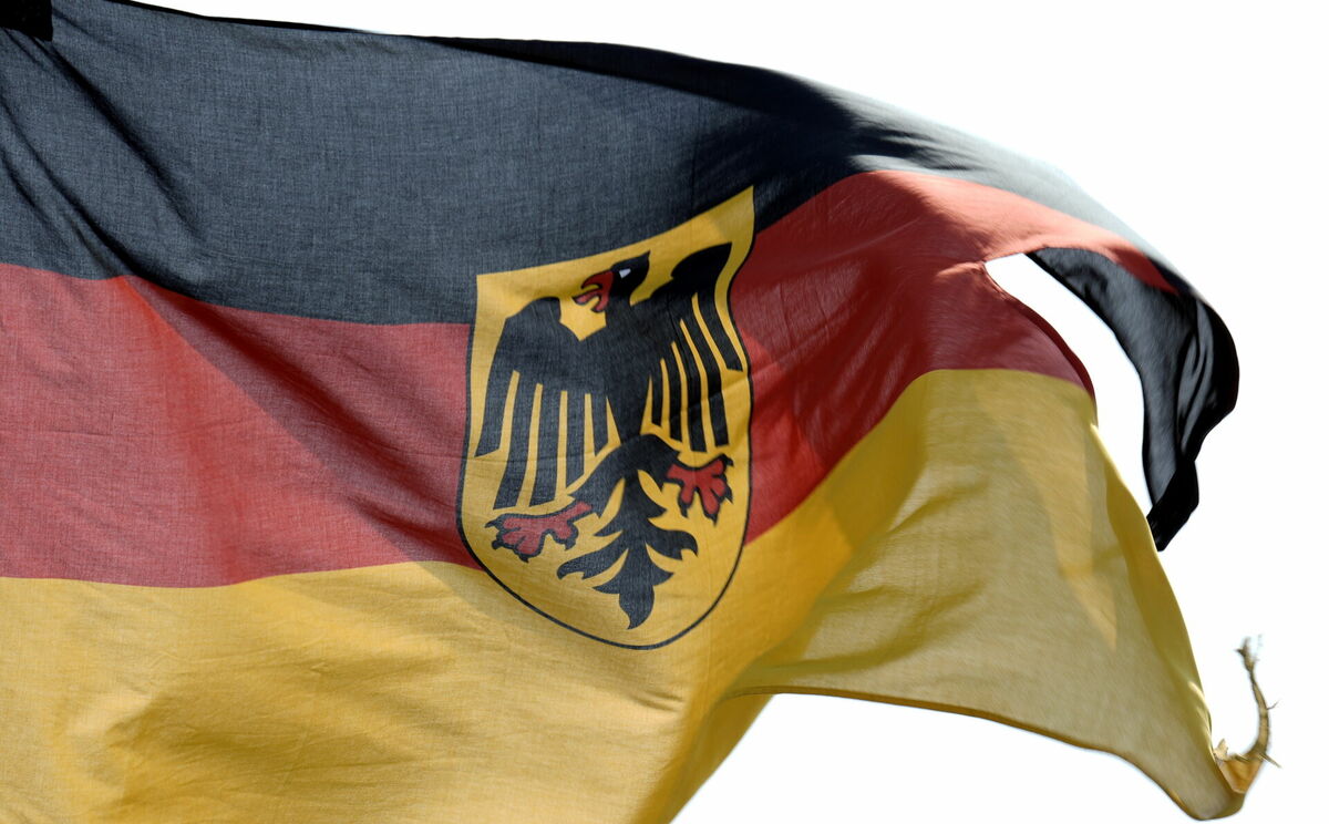 Vācijas karogs. Foto: Edijs Pālens/LETA